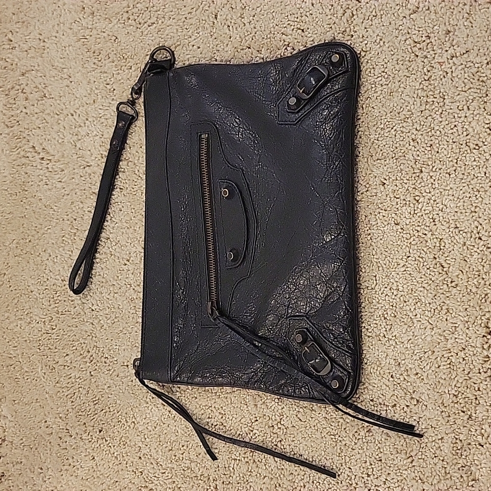 balenciaga wristlet